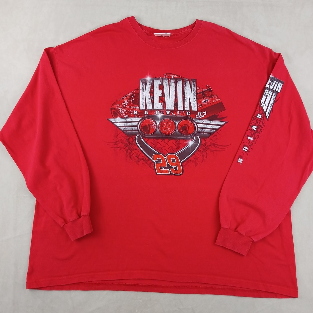 Chase Kevin Harvick 29 XXL Mens T Shirt NASCAR Long Sleeve 27x28